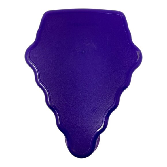 Tupperware Grape Forget Me Not Storage Container Purple Lunch Snack Hinged Lid - Picture 5 of 7